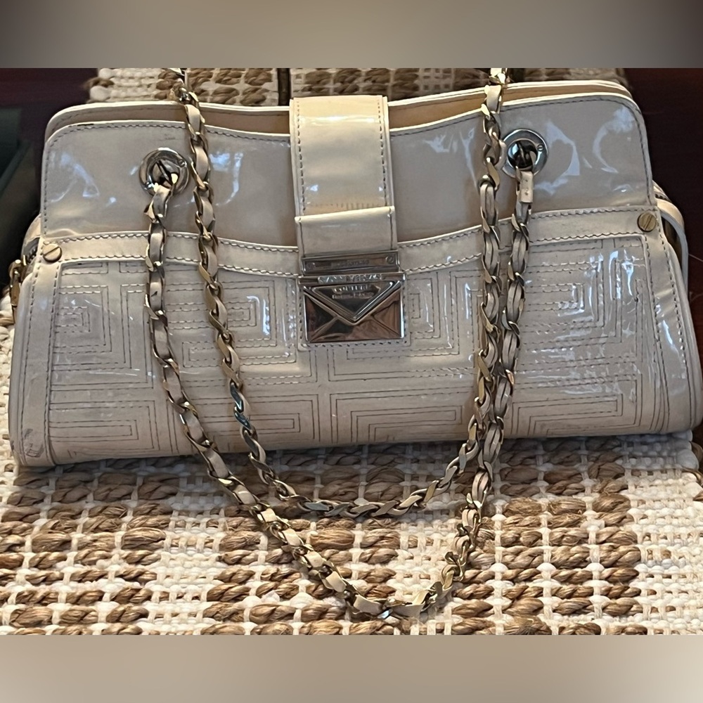 Authentic Gianni Versace Bag. Patent Leather. Made in Italy
